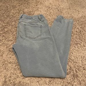 Cat&jack jeggings blue size 10/12 inseam 23”